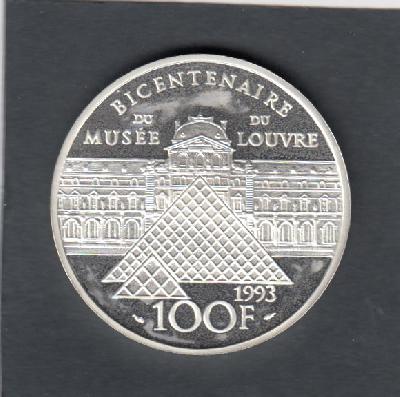 Beschrijving: 100 Francs  MONA LISA